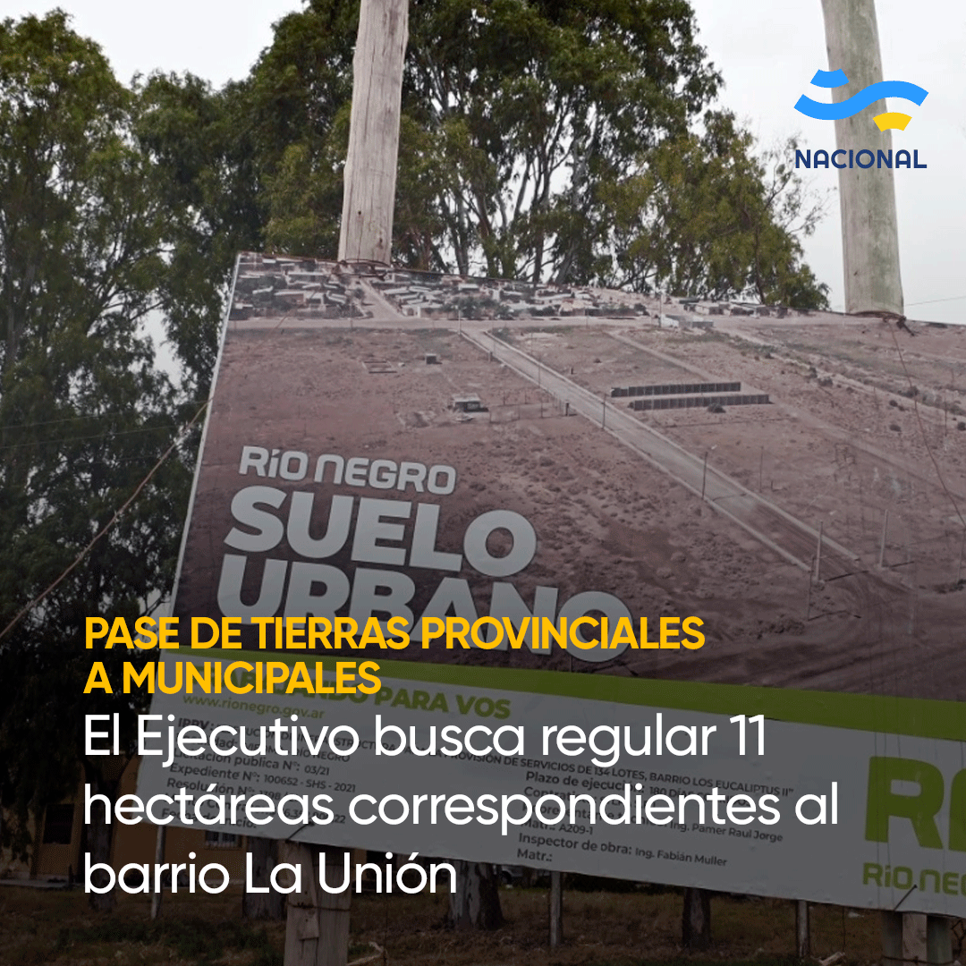 Hablamos con Mónica Temprano, referente del Programa Suelo Urbano, para conocer los detalles de la transferencia de 11 hectáreas que se dispuso por parte del gobierno provincial a la Municipalidad de El Bolsón en zona Los Repollos.

bit.ly/3yGGT4O
