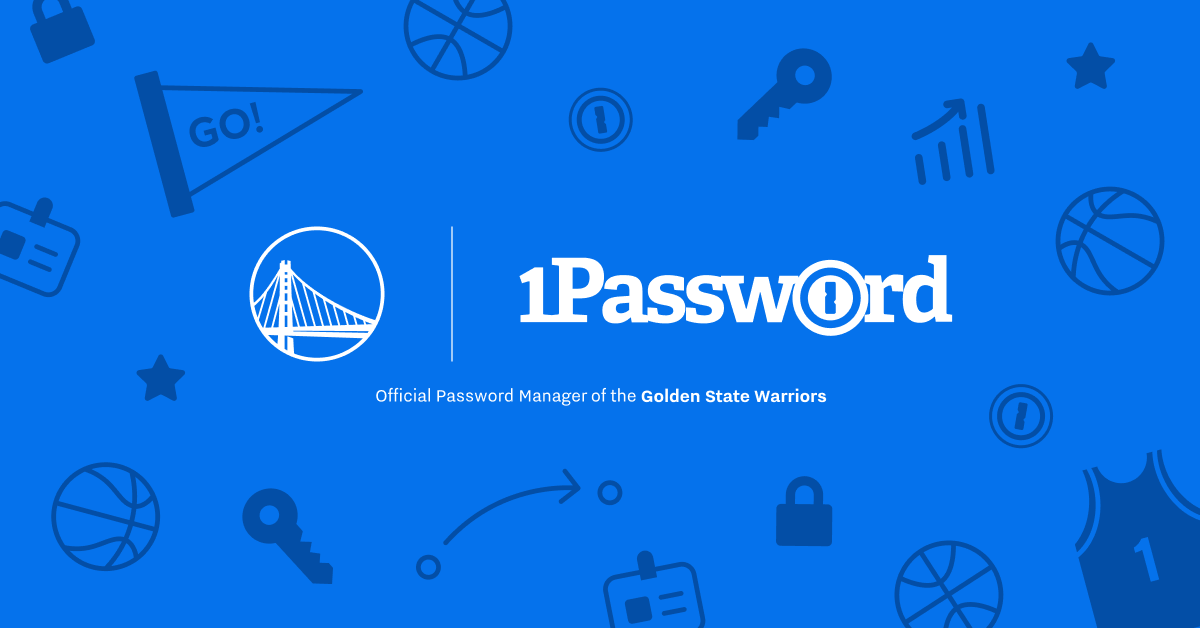 1Password's tweet photo. Hey, Bay Area! We’re thrilled to announce that 1Password is the official password manager of the @warriors. 

To celebrate our partnership, all new 1Password customers will get 25% off their first year of 1Password Families.
https://t.co/8C8tekHOqS https://t.co/7JM1ycvFXo