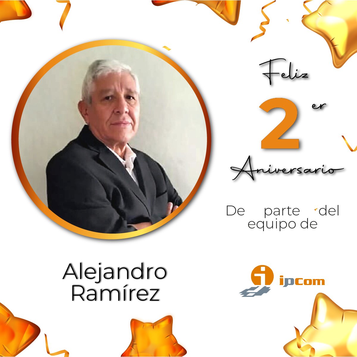 IPComMX's tweet photo. Nos sentimos gratamente complacidos por estos 2 aรฑos que le has ofrecido a la empresa, que necesita de personas creativas, dedicadas y eficaces como tรบ
๐ ยกFELIZ ANIVERSARIO Alejandro Ramirez! ๐ฅณ
#IPComMx #OrgulloIPComMx #ExperienciaIPComMx #anniversary https://t.co/LBmbeNb1pR