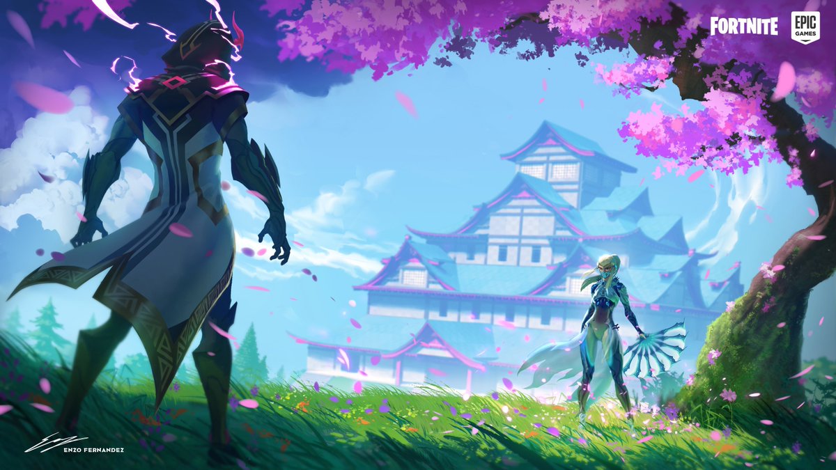 FNChiefAko's tweet photo. SEASON 2 STORY

In S2, the main focus are the Syndicates and a potential war between them:

- Peace Syndicate
- Fox Clan
- River Guard

Mizuki &amp; Stray are actually siblings, but Stray left the River Guard Clan to join the Fox Clan, creating tension between the two! #Fortnite https://t.co/l1PN1qGaoR