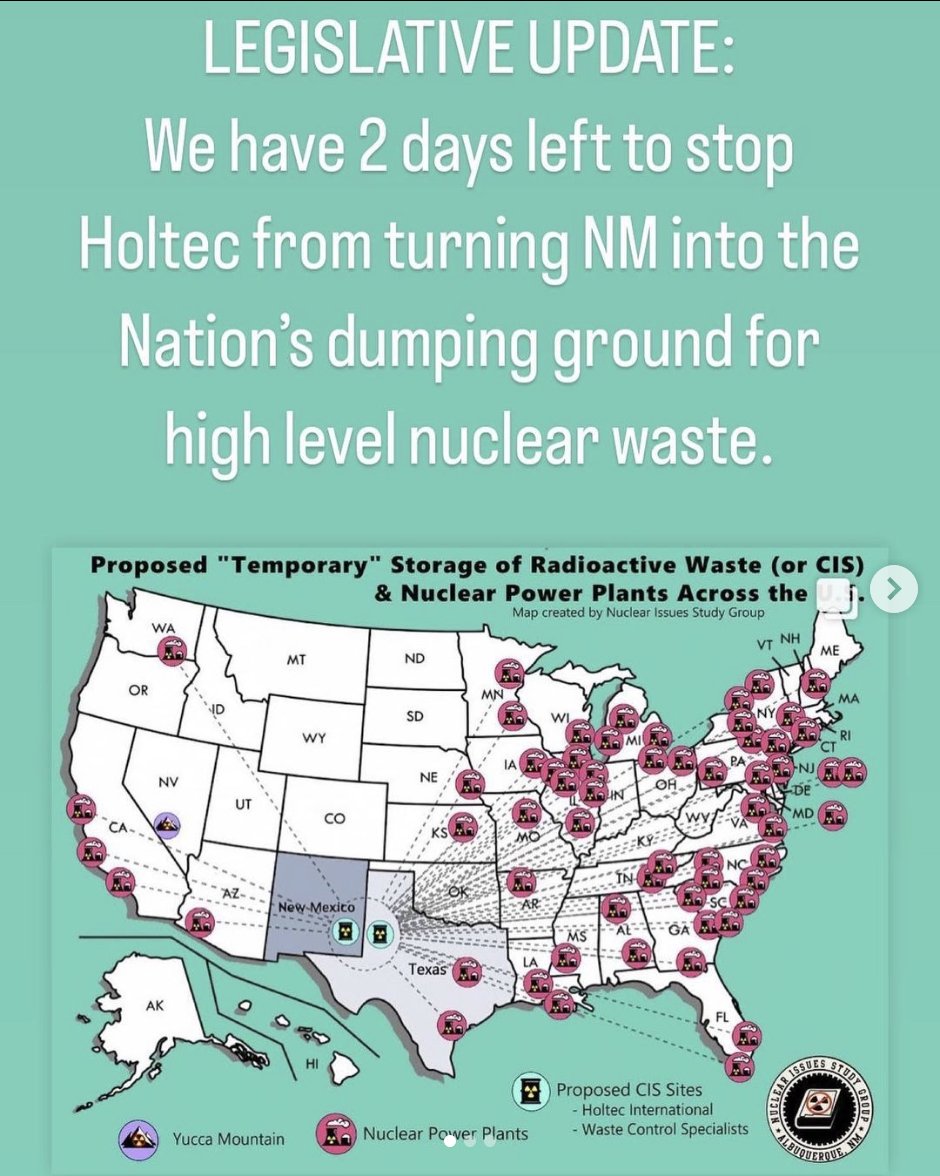 NMELC's tweet photo. From @DNA_NewMexico TIME IS RUNNING OUT ‼️Call Speaker Javier Martinez TODAY and ask him to schedule a House floor vote for SB 53 ASAP. The NM Legislature ends this Saturday, March 18th. @JavierForNM #nmleg #nmpol https://t.co/vguYTGjQgU