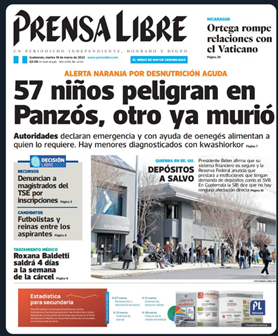 lasenyal's tweet photo. Mientras el presi defiende a su "patojo" muchos niños mueren de hambre en Guatemala #panzos #cahaboncito https://t.co/E2aIdWCPUi