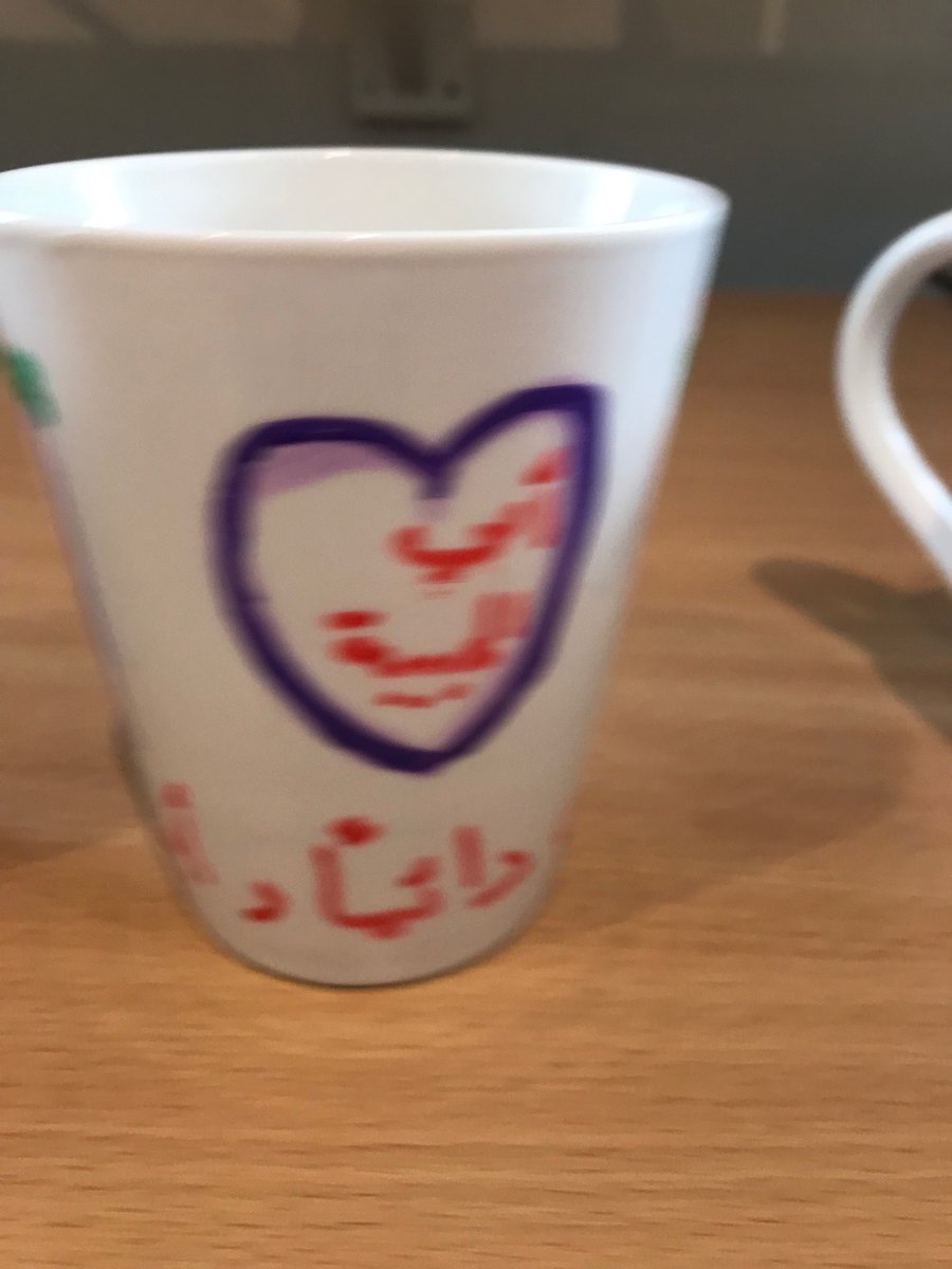What’s your cup of life full of? Creativity and great conversation with the parents at todays wellbeing session.