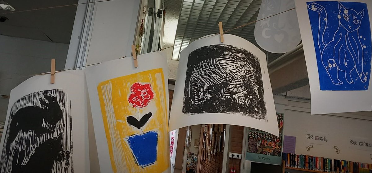 Italiebib's tweet image. Retour en images sur l'#AtelierGravure du 10 mars. Bravo aux participants pour leurs réalisations et merci à Damien Schoëvaërt-Brossault pour cet atelier réalisé à l'occasion de l'exposition "L'Homme et l'animal", en ce moment à la bibliothèque Italie. #Gravures #AtelierParis