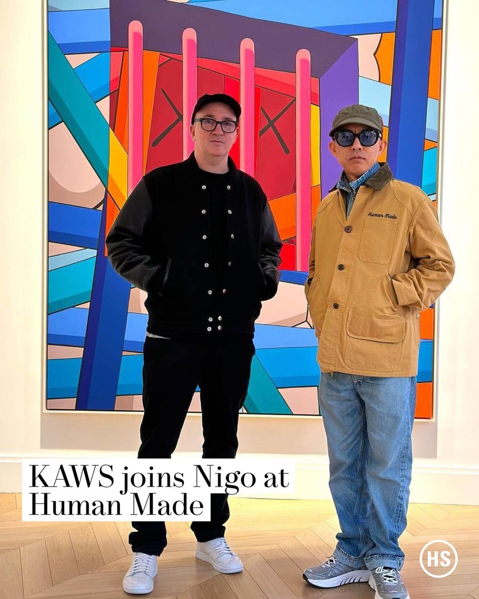 Nigo takes to IG to announce that KAWS has joined the Human Made team as an advisor