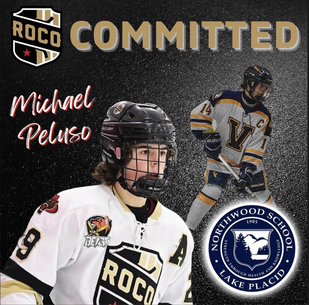 Huge congrats to Michael on his commitment to <a href="/NWS_hockey/">Northwood Hockey</a>! The Huskies are getting a leader, a great defenseman, and a better person! #RollRoco