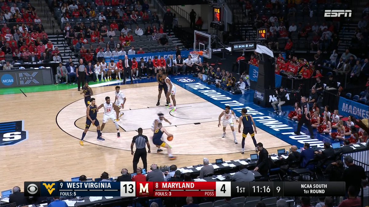 DanielFigueroaP's tweet image. @WVUhoops vs @TerrapinHoops #9vs8 #MarchMadness