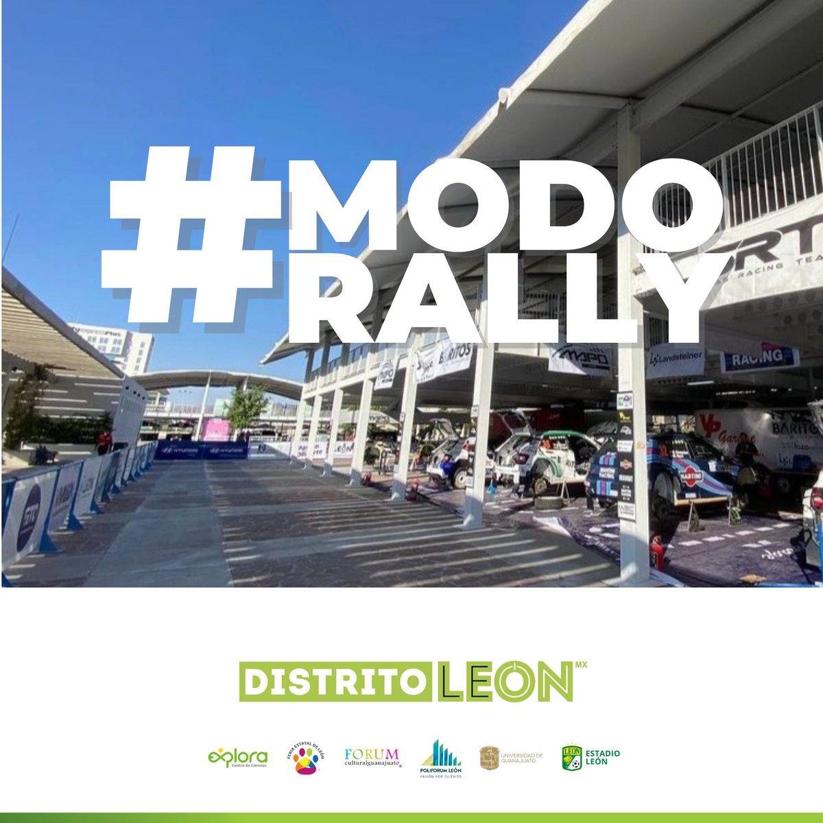 Distrito_LeonMx's tweet photo. Nos ponemos en #ModoRally🚘🇲🇽 con nuestra #NuevaFotoDePerfil ¡los esperamos en el #DistritoLeónMX! 🤩👏🚘🇲🇽 https://t.co/yEtq8qzE1x