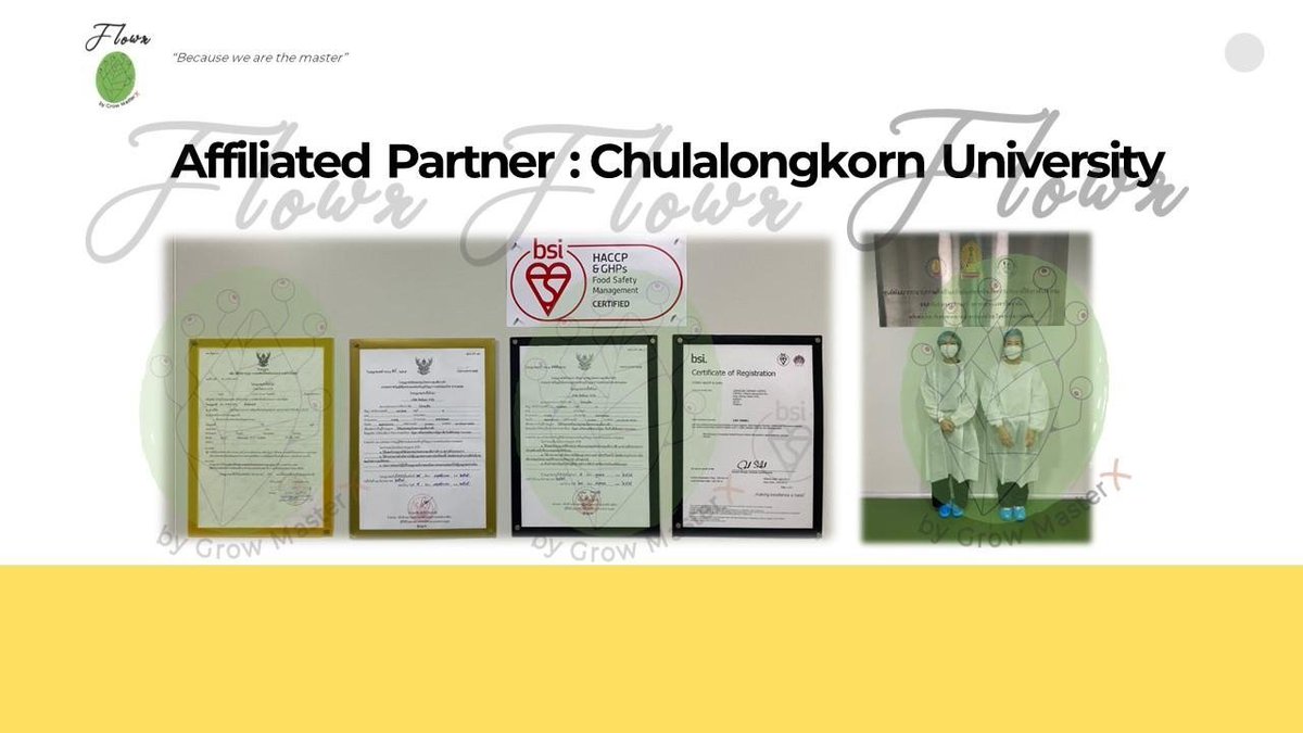 Our lab has obtained certification and is currently collaborating with Chula University.
#flowr #cannabismedical #CannabisCommunity #กัญชา #กัญชากรุงเทพ #กัญชาog