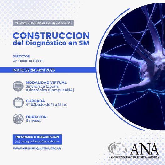 NeuropsiArg's tweet photo. INFORMES E INSCRIPCIÓN:
🗒https://t.co/MfvY59wgwW
📧posgradoana@gmail.com https://t.co/7ywH2BQ7jC