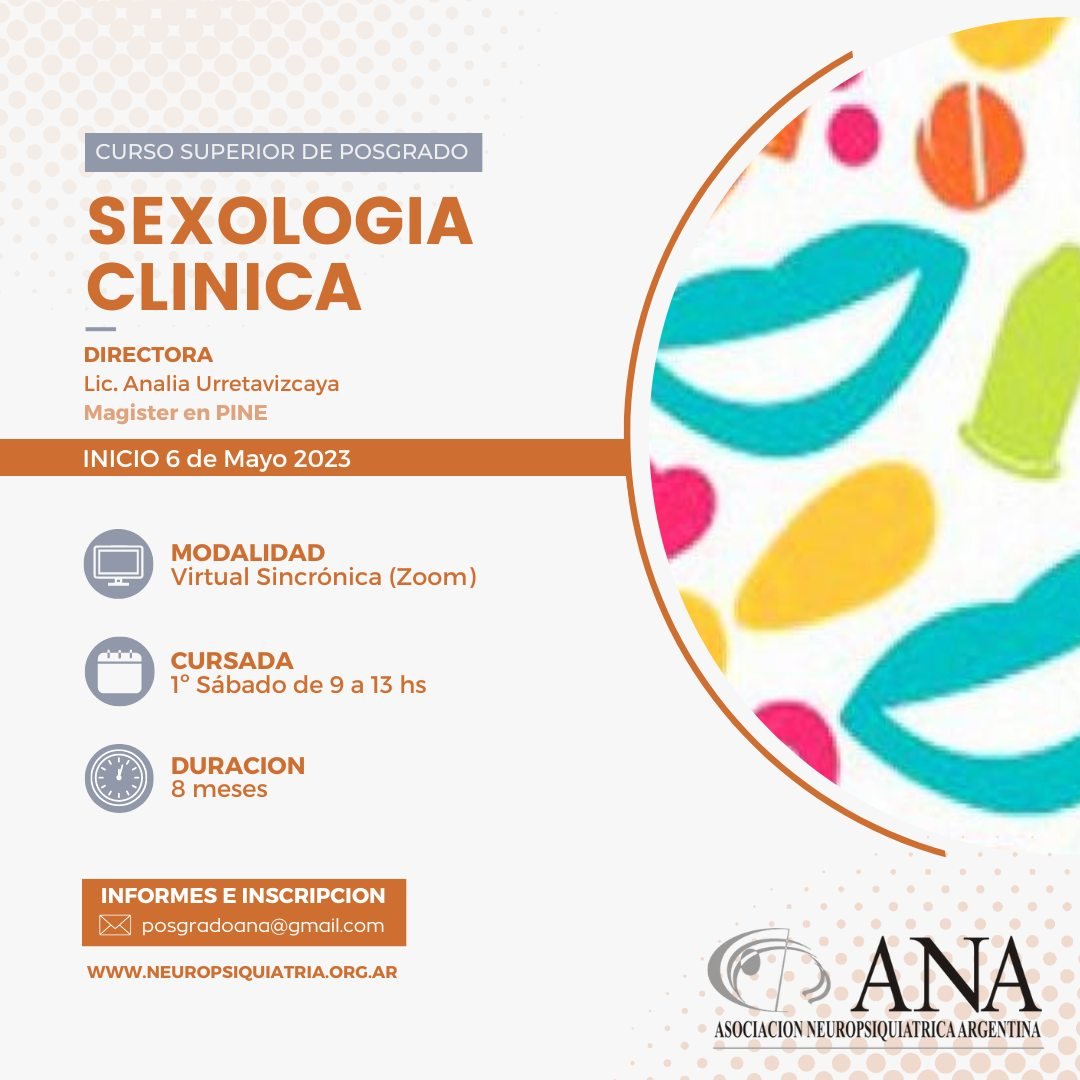 NeuropsiArg's tweet photo. INFORMES E INSCRIPCIÓN:
🗒https://t.co/MfvY59wgwW
📧posgradoana@gmail.com https://t.co/KqOLe2gKHN