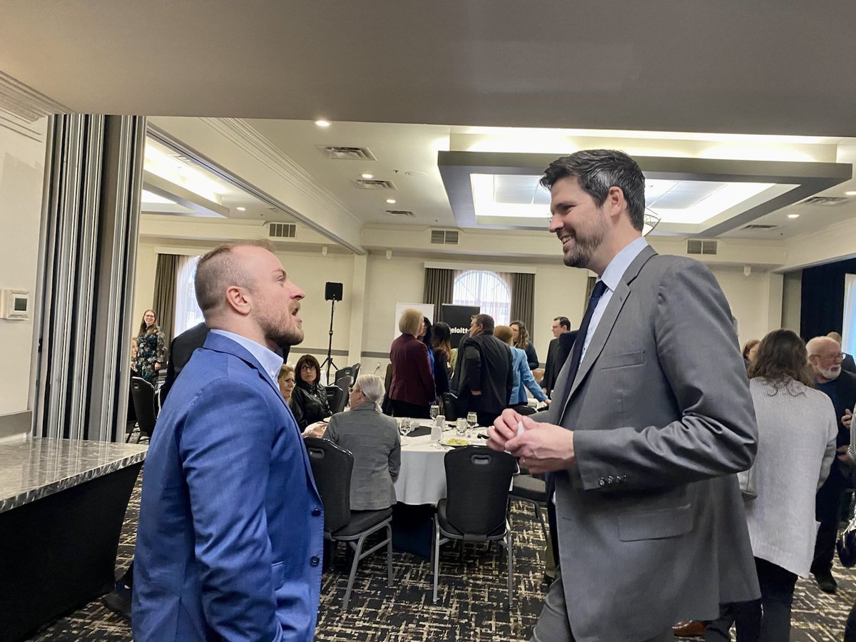 SeanFraserMP's tweet photo. Canada’s fastest growing city is…Moncton!

Today, the @MonctonChamber shared lessons with me on how immigration can promote population growth, address the labour shortage, &amp; bolster local economies. 

Excited to share my takeaways with communities nationwide! https://t.co/AL74W550rP