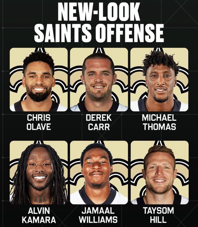 WhoDatContent's tweet photo. Saints are building a great offense! Rashid Shaheed and Juwan Johnson in the mix too https://t.co/L0DlPrGqRg
