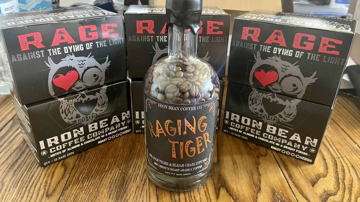 Oh y’all wanna know how I keep myself caffeinated… here’s the answer, amazing company! <a href="/IronBeanCoffee/">Iron Bean Coffee Co</a> Their coffee is always a morning staple. #Coffee #CoffeeAddict #TwitchAffilate #Twitch #streamer #caffeine #gaming