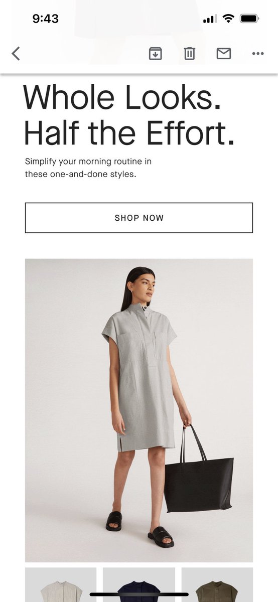 notlaurenbernal's tweet photo. Everlane in my inbox tryna get me to dress like Dr. Evil https://t.co/EAVdsfw4o2