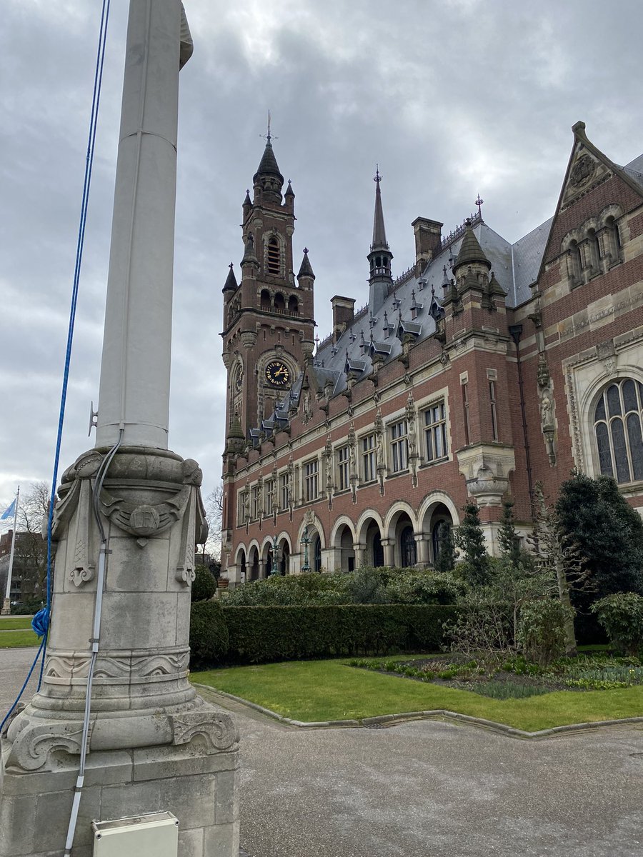NancySaraRice's tweet photo. Excellent tours of the Peace Palace and ICC.  Now looking forward to greeting guests @TG_Chambers https://t.co/7MPUmosZr6