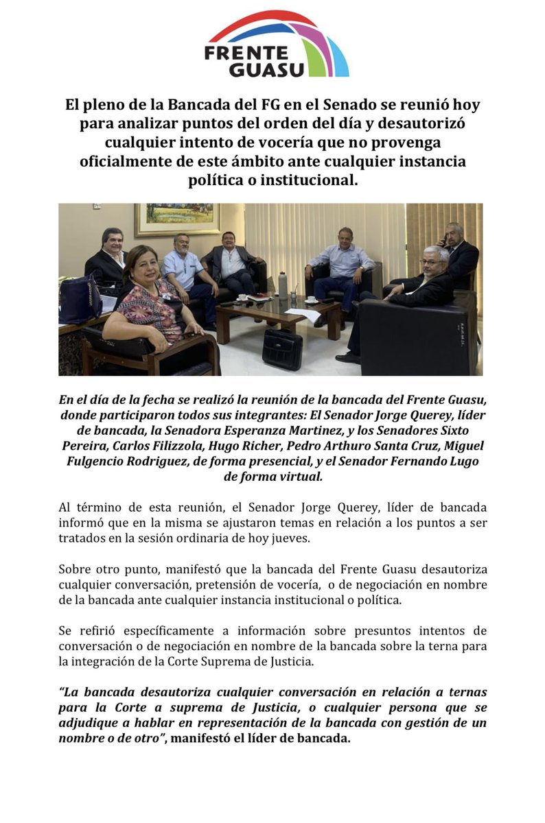 Frente Guasu tweet media