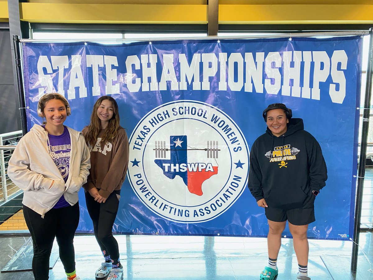 Today is the day! THSWPA State Championships.  Good luck to; Nivea Sanchez, Brianna Paredes and Natalie Pacheco!