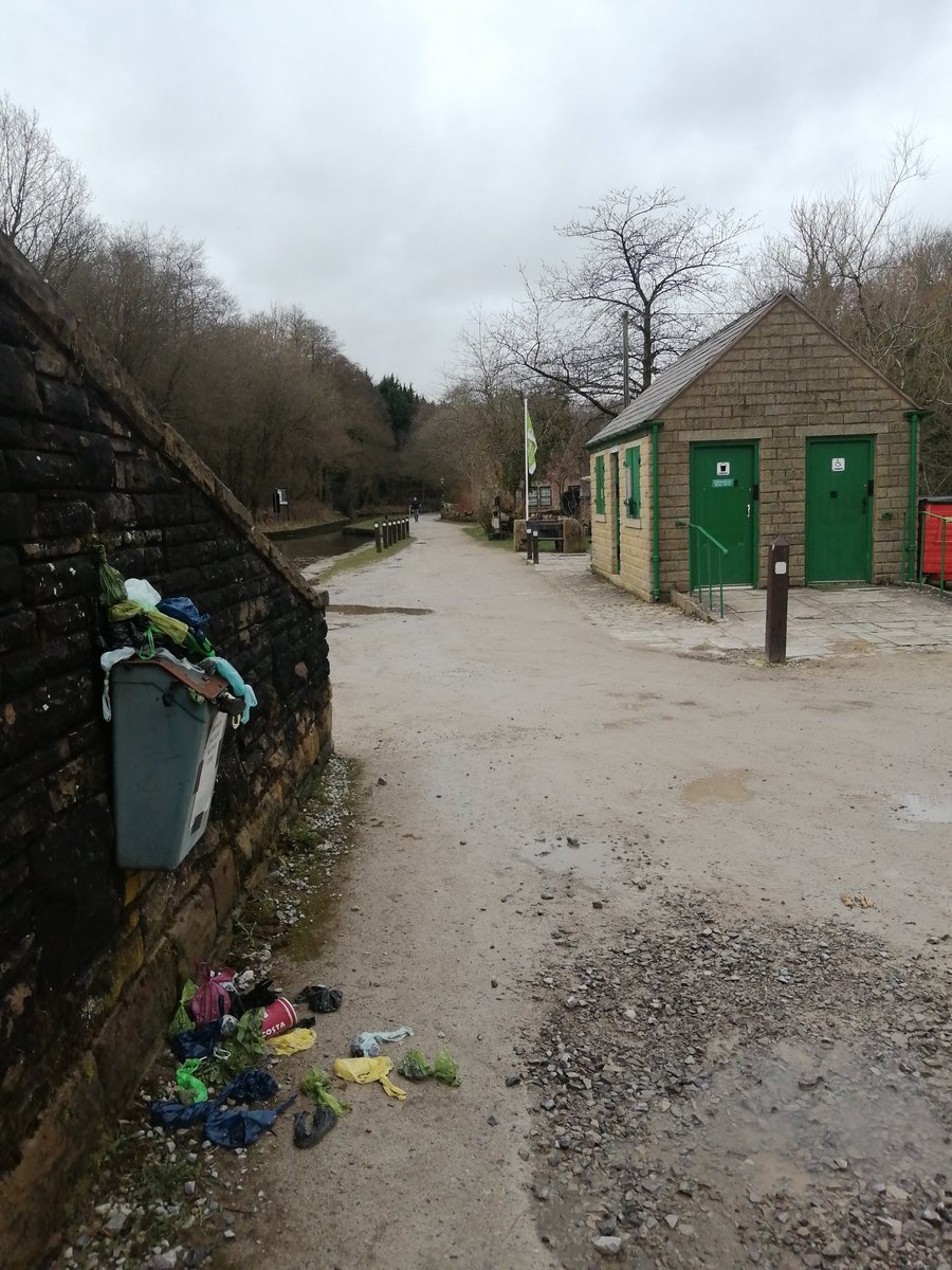 NickLord57's tweet photo. .@CanalRiverTrust What's going on with the doggie poo bins at #Bugsworth ? Not a very pleasant sight at a beautiful tourist spot! https://t.co/AMY6WTroF0