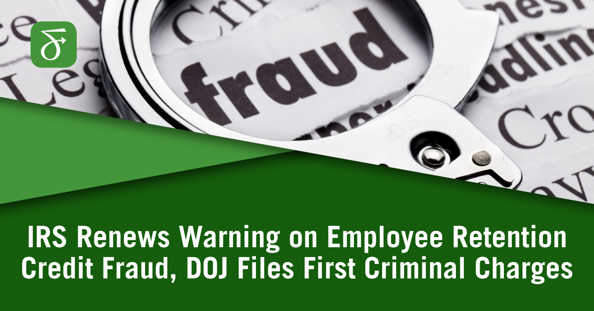 Fox Rothschild (@foxrothschild) on Twitter photo The federal government is using its considerable resources to investigate promoters who pedal the Employee Retention Credit to unsuspecting employers. <a href="/msaesq6/">Matthew S. Adams</a>, <a href="/matthewdavidlee/">Matthew D. Lee</a> and Jonathan Wasser have the details. foxrothschild.com/publications/i… #taxseason #IRS #taxpreparation The federal government is using its considerable resources to investigate promoters who pedal the Employee Retention Credit to unsuspecting employers. <a href="/msaesq6/">Matthew S. Adams</a>, <a href="/matthewdavidlee/">Matthew D. Lee</a> and Jonathan Wasser have the details. foxrothschild.com/publications/i… #taxseason #IRS #taxpreparation