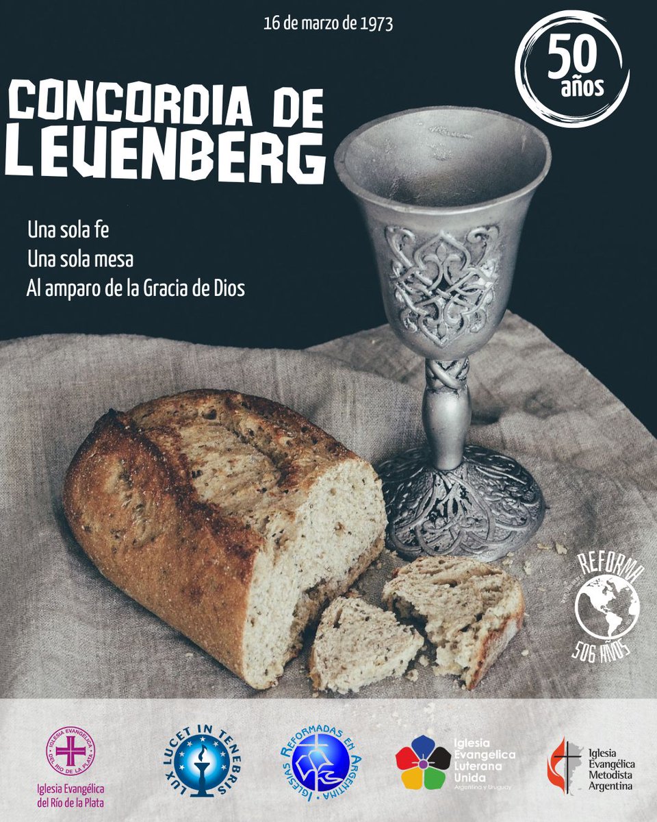 iglesia_IERP's tweet photo. Una sola fe
Una sola mesa
Al amparo de la gracia de Dios
#50años de la Concordia de Leuenberg https://t.co/DFrPCoH19b