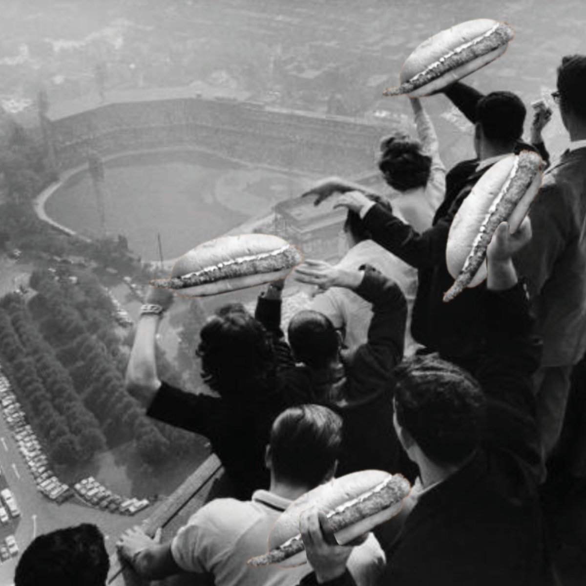 EatnPark's tweet photo. #ThrowbackThursday to the view of Forbes Field from the Cathedral of Learning! It’s hard to believe how rich of a sports history Pittsburgh truly has. That’s not the only thing that’s hard to believe... #WhaleforScale #WhaleofaCod https://t.co/JCgJqvAR6y