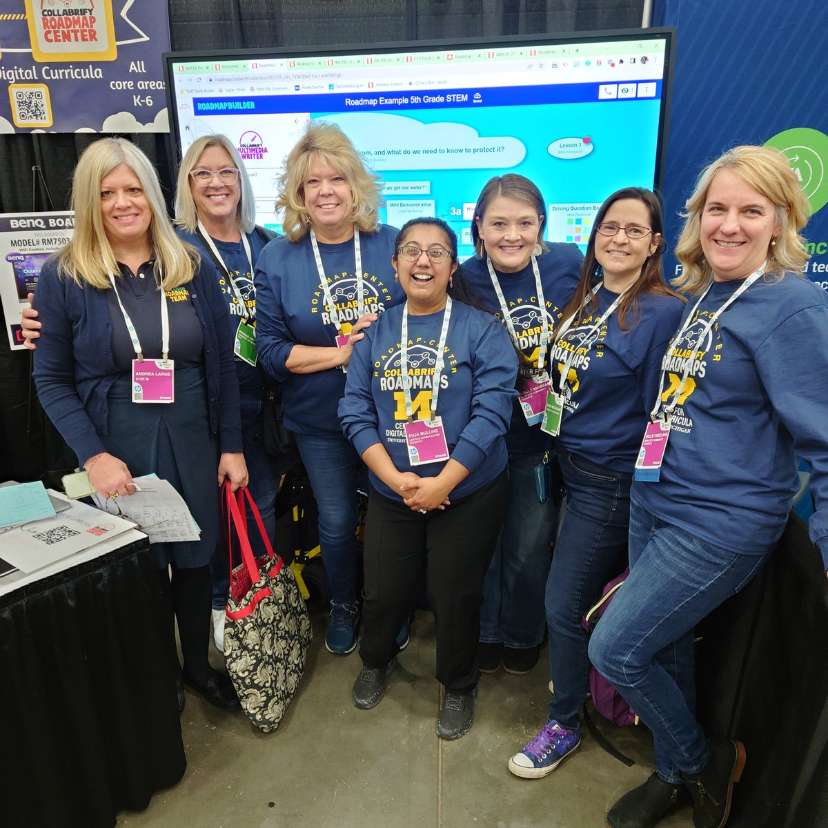 Our Team Roadmappers are having a great time presenting at this week's <a href="/MACUL/">MACUL</a> conference. Attend one of our 5 sessions or stop by our booth and learn what the University of Michigan Center for Digital Curricula has to offer. #deeplydigital #OER #macul #macul23