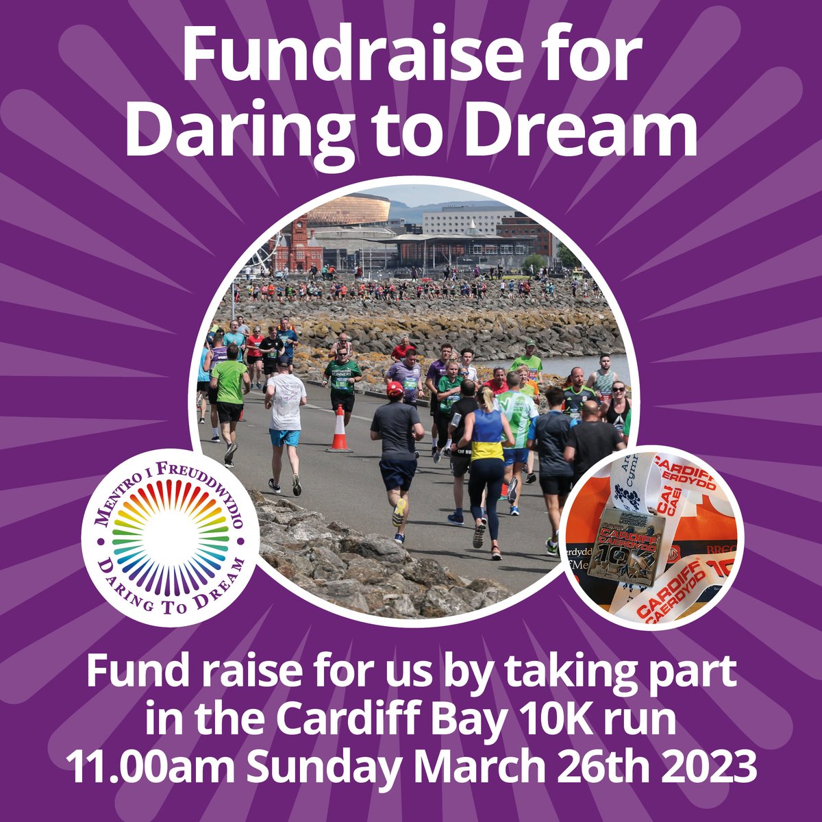 DaringtoDream5's tweet image. Unexpected 2 #free final places 4 Cardiff Bay 10K run, for any one who is #runready &amp;amp; wishing to raise funds for @DaringtoDream5. Pls DM for a place! Registration ends March 20th! Pls spread word @KidneyWales @PophamKidney @YouthatHeart22 @radioglamorgan @thecottam @ianprice1958