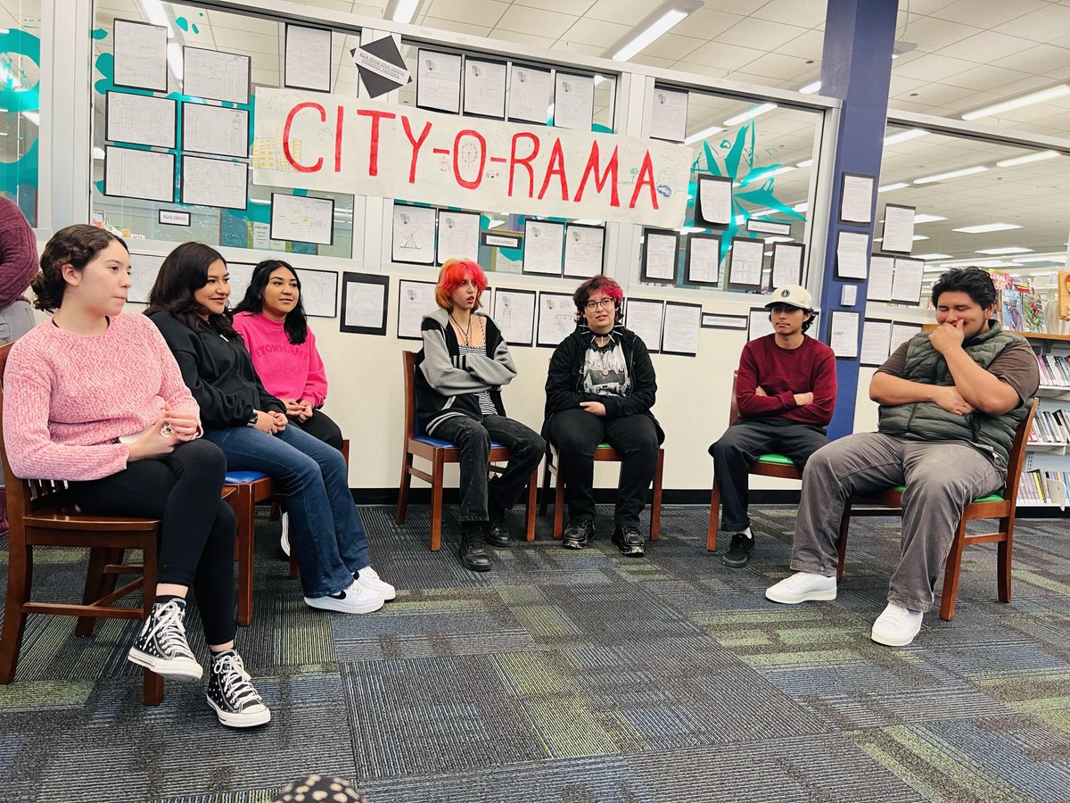 AVHS students present their City-A-Rama project at the Vista Library last evening! Congratulations to everyone involved! The project will be on display through the end of March - go check it out!