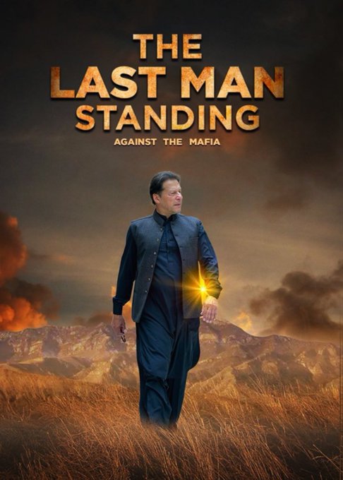 Naveed_Afzal's tweet photo. The last man standing before an army of sheep, who are under the control of a ruthless gang of pigs. #ZamanPark_under_attack #ImranKhanForPakistan #Democracy #PakistanUnderFascism #CorruptGenerals https://t.co/ZLSm3n6FTm