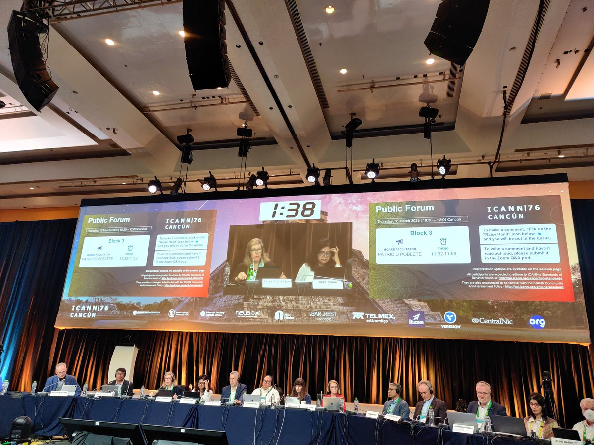 Intern3t4All's tweet photo. A wonderful session in progress and I congratulate ICANN board members to address the community and to provide the satisfactory response to the interesting questions
#AtLarge76 #ICANN76
#AFRALO #APRALO #EURALO #LACRALO #NARALO @ICANN https://t.co/0zuytPdKg3