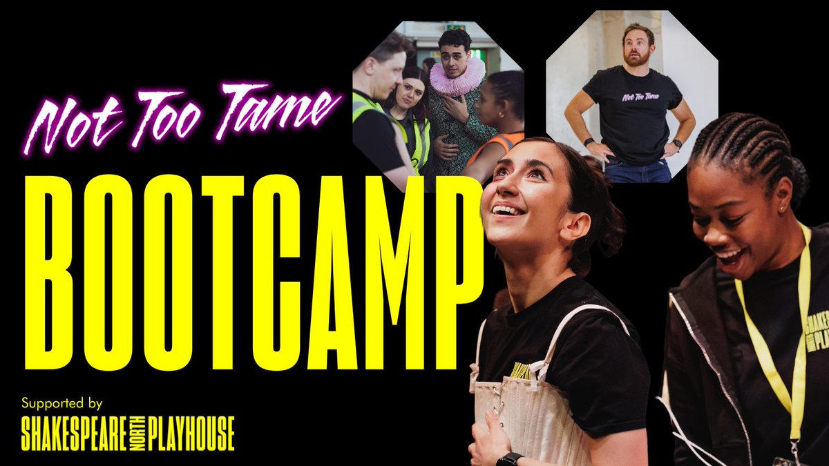 💥 Calling all actors 💥

Coming to Shakespeare North in May - acting class bootcamps with master theatre makers <a href="/NotTooTame/">Not Too Tame</a>  and Artistic Director <a href="/jimmy_fairhurst/">Jimmy Fairhurst</a> 🤩

Head to bit.ly/3lketdP to find out more and register your interest