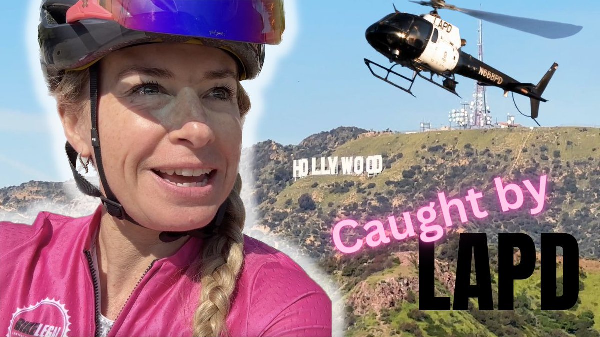 Me, the Hollywood sign &amp; the LAPD: youtu.be/f5sxnISzuNU