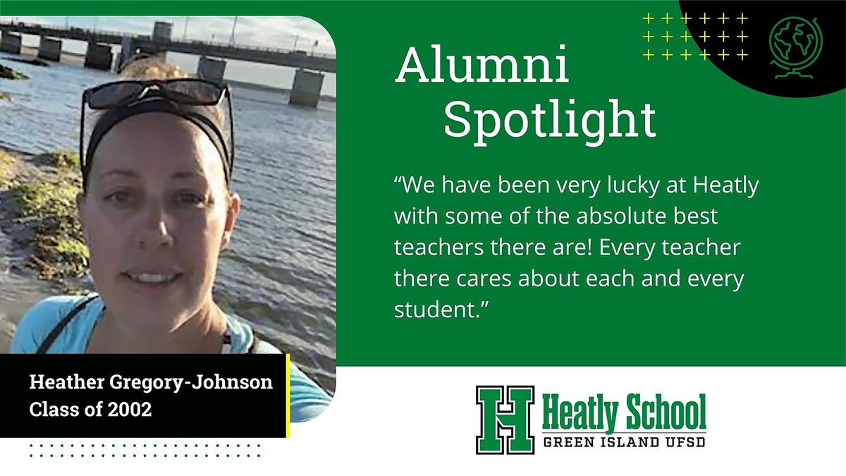 Heatly is introducing a new feature: the Alumni Spotlight!🌟 First up is Heather Gregory-Johnson!🎉 Heather is part of three generations that currently attend or have attended Heatly. Read📚 about her time at GIUFSD on our website: bit.ly/3n0CG9o