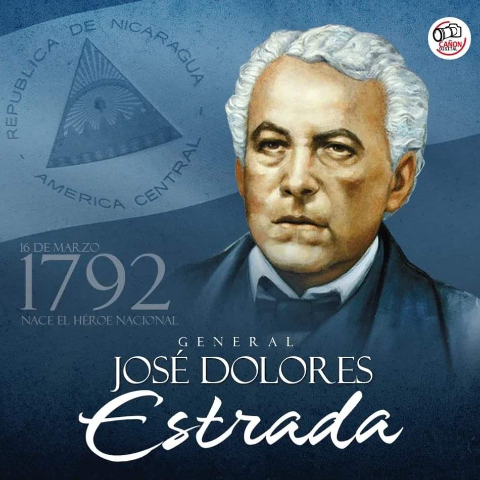 231 años del natalicio del General José Dolores Estrada Vado, Héroe Nacional de #Nicaragua ¡la patria agradecida! 🇳🇮✊🏻❤️🖤

#DerechoUNANLeon
#VictoriasDelPueblo
#LeonRevolucion