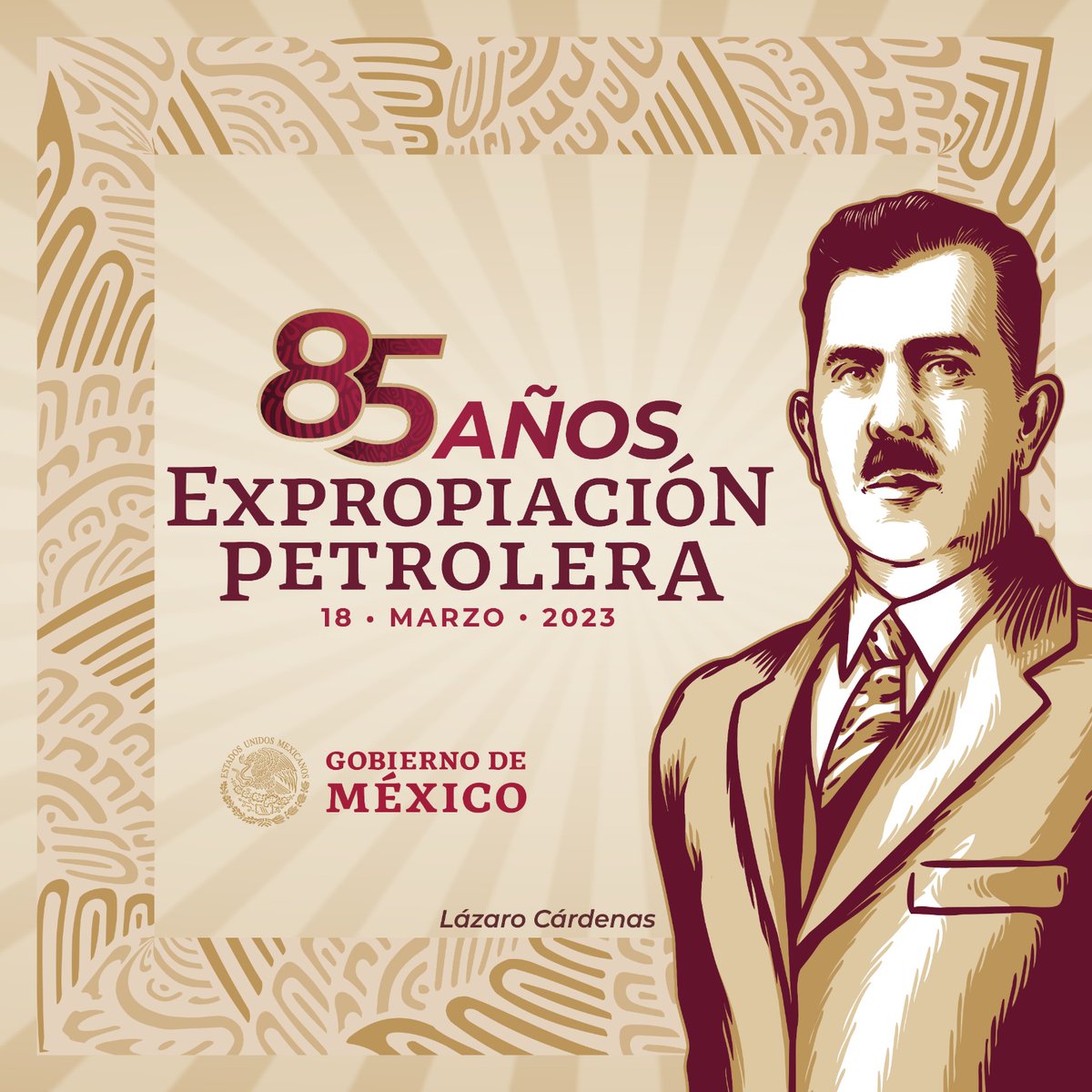 ISSSTE_mx's tweet photo. #PorElRescateDeLaSoberanía
#85AñosExpropiaciónPetrolera https://t.co/3ARaoqKgtJ