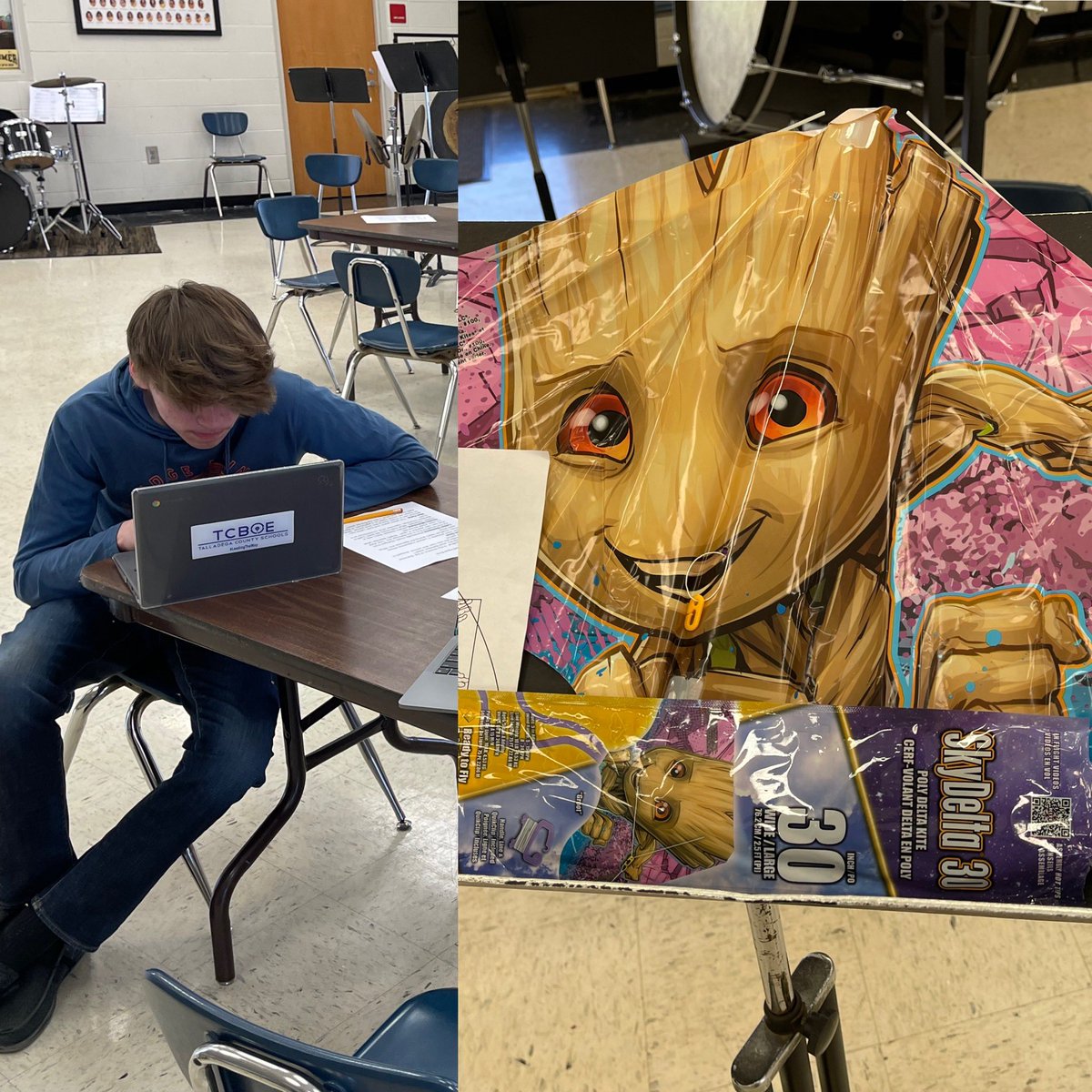 dan_seaborn's tweet photo. Music students at BB Comer created a great presentation on the different periods of music today! #LeadingTheWay #bbcmhs #dedicated https://t.co/k2BMQ5orPG
