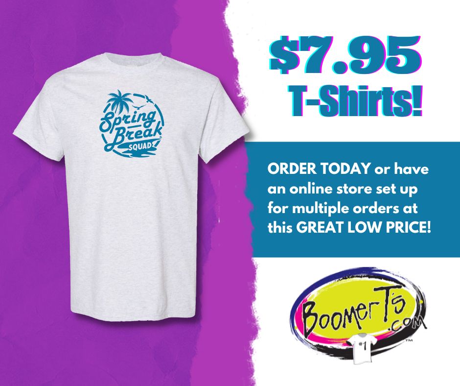 Click on the link to find out how to get your $7.95 T-shirts! bit.ly/428yg0x
#BoomerTsApparel #Apparel #Clothing