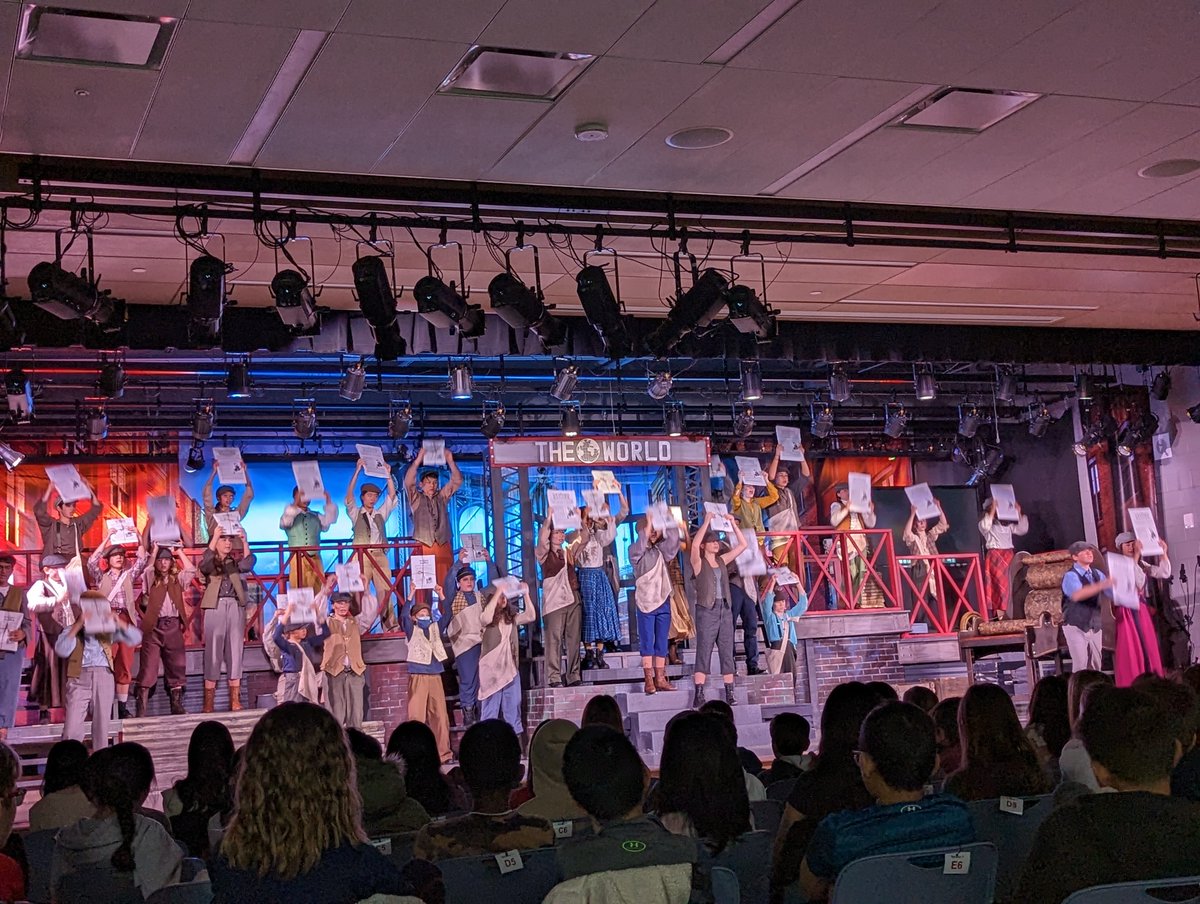 Wow! Thank you to Mrs. Holmer and a host of D30 staff who put together this year's outstanding Maple Musical, Newsies Jr.! Our performers, stage &amp; tech crews are tremendous! We are grateful that they are developing and sharing their talents with our entire family! #d30learns