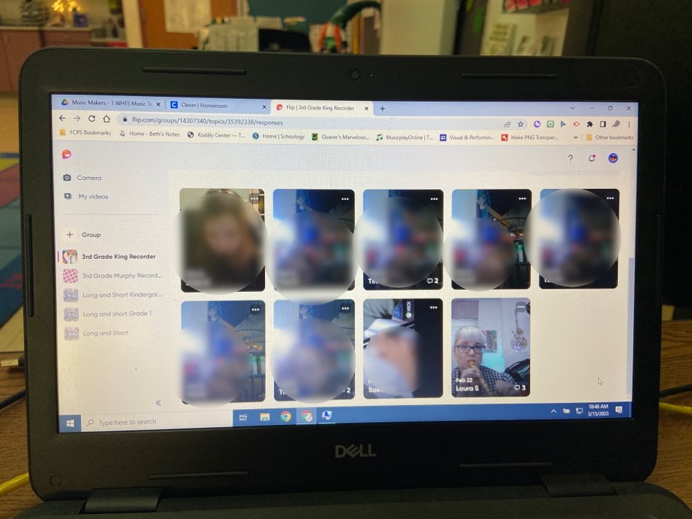 LSmusicEd's tweet photo. Recorder time ! Third graders earning strings, and using #flipgrid at home to show their progress.  #MIOSM #weareVPA @fcpsOhEithir #whesheroes https://t.co/opveGeshEm