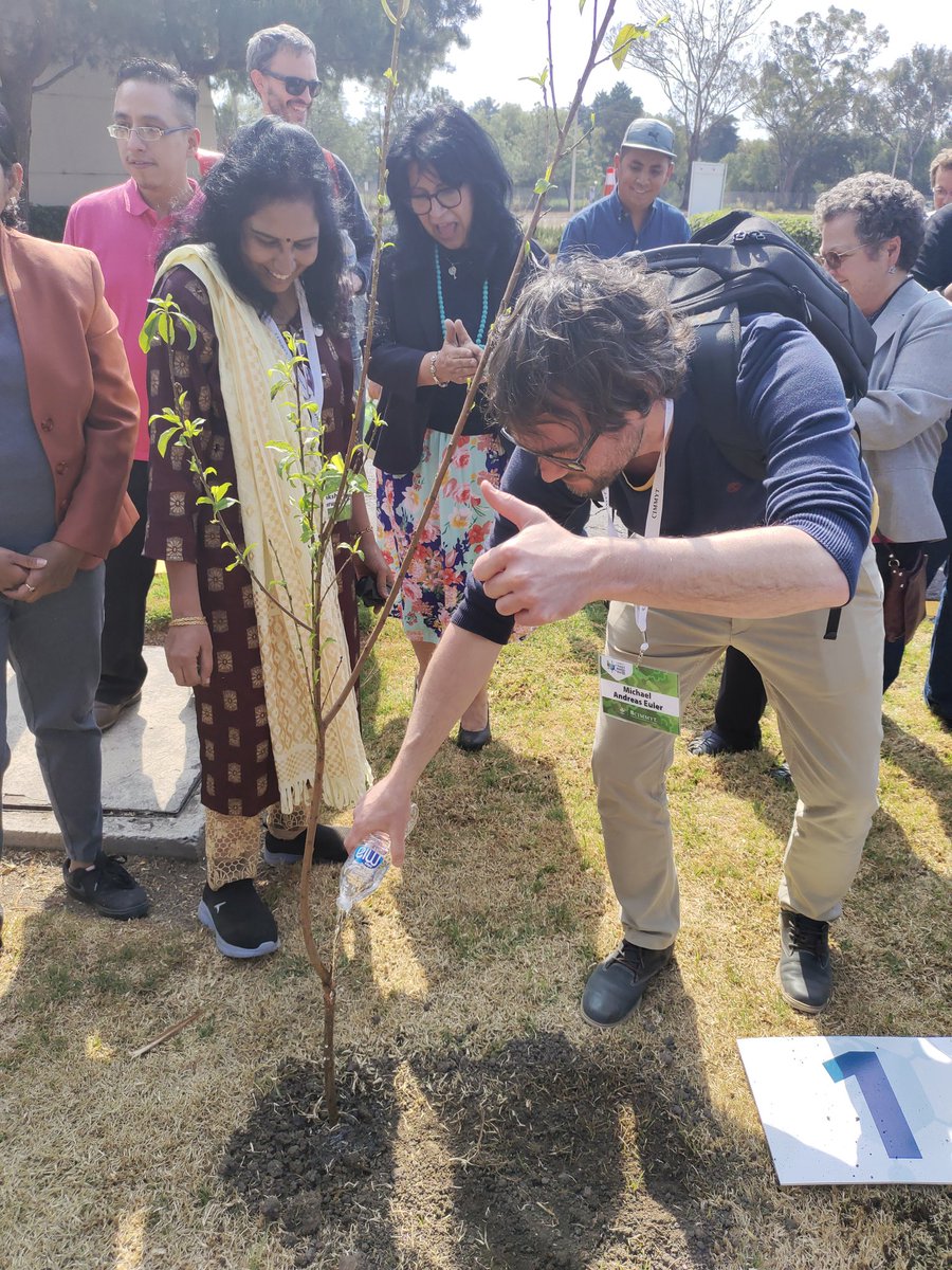 SNag_'s tweet photo. Marking the begining of our journey of the new @CIMMYT strategy we planted trees at the CIMMYT HQ. Planting a new dream, new strategy for the future! @bramaccimmyt @Sieg_SAS @ACCIMMYT https://t.co/1jnZnCmSB6