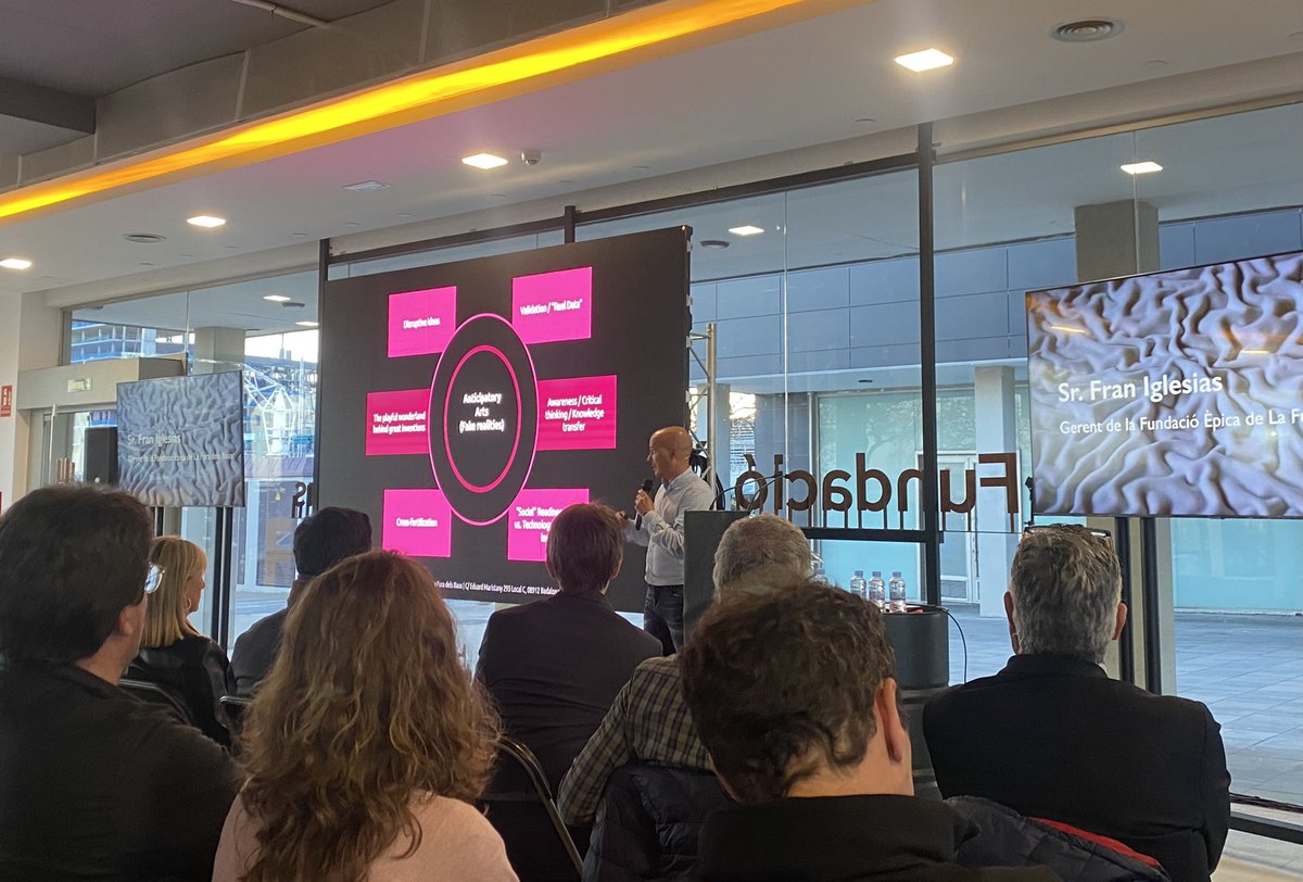 GTRecerca's tweet photo. Today we attended the opening of the new @epicalafura headquarter in #Badalona.

They introduced new projects in which science and art go together again, and from the #IGTP we continue to support them 🚀 https://t.co/5gdDonBtmi