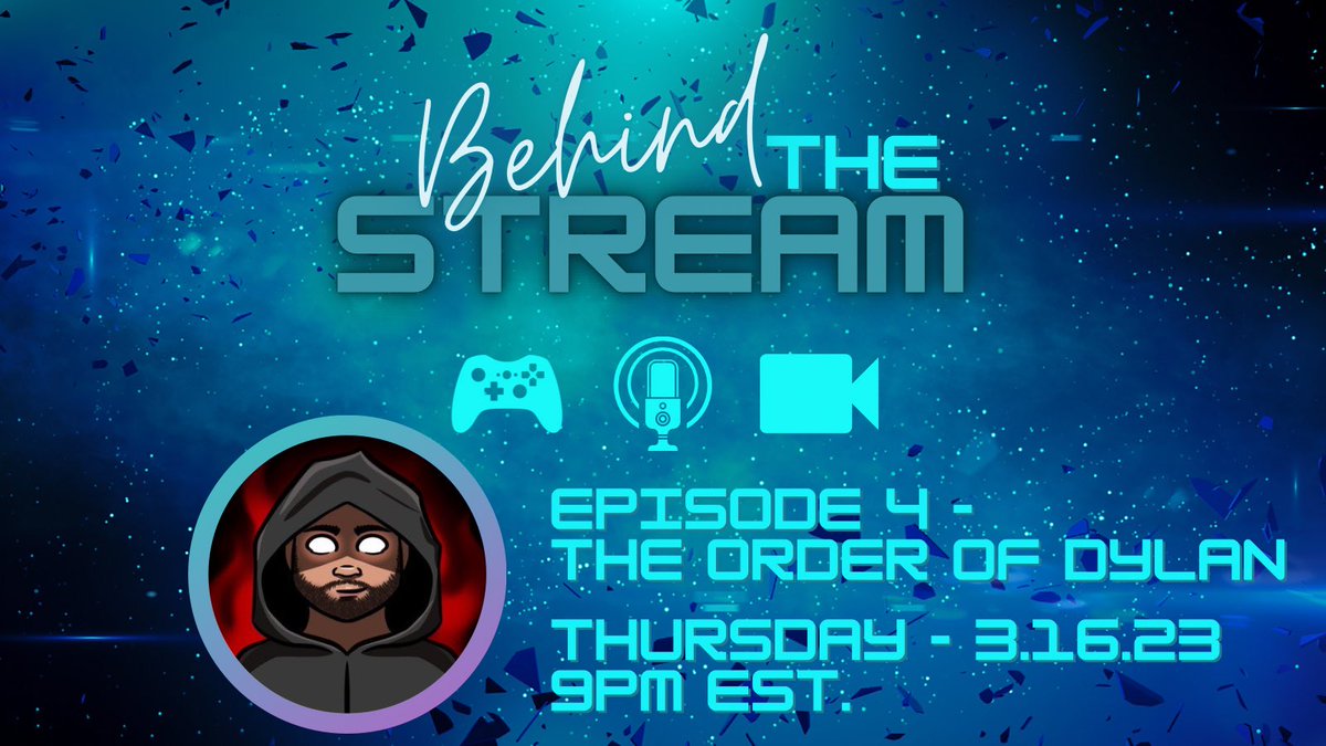 BehindStreamPod's tweet photo. We’re just over 3 hours from our interview with @TheOrderOfDylan ! We’ll run some @FortniteGame and talk about work/life balance. 

9pm EST

https://t.co/78QFfSkhJ8 
https://t.co/z54208K4Mz

#podcasts #podcasting #Fortnite #Contentcreater https://t.co/IjcJ2ei9vz