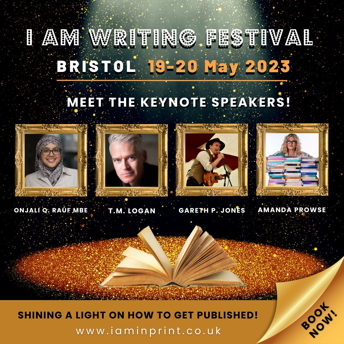 Have you SEEN the #iamwritingfestival line-up?

25 classes
Over 20 agents + editors offering manuscript feedback
4 keynotes
1 Pitch Party
Evening Entertainment
Oodles of Books
And ALL the food

#writers we really hope you'll join us 19 &amp; 20 May. #Bristol

iaminprint.co.uk/festival-2023/