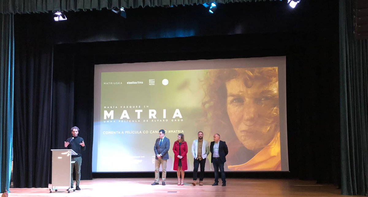 Impresionante a estrea galega de “Matria”. Adorei. 

María Vázquez está para un Goya, e todo o equipo
Impresionante. 

Parabéns a Dani Froiz, produtor. <a href="/danifroiz/">daniel froiz</a>