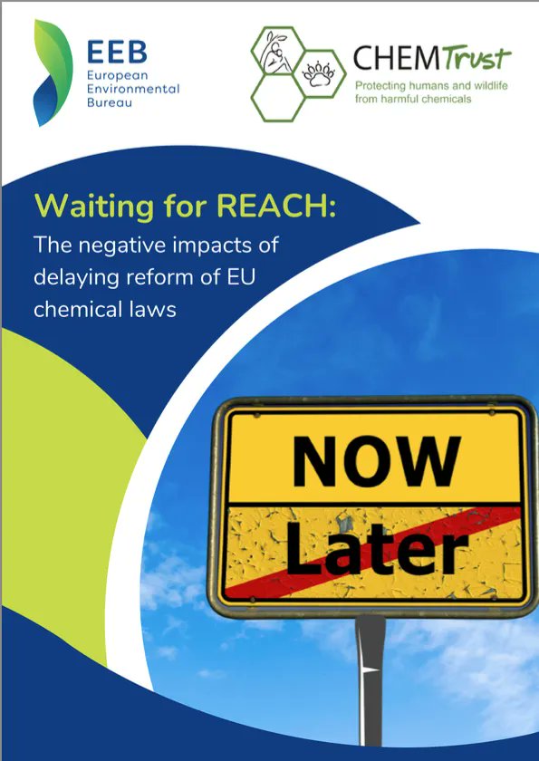 Lobbying from industry has already delayed the publication of #REACH Revision too long. 

That's why we are calling on the EU Commission to publish the revision of REACH in June 
 
More on this in our blog
buff.ly/3JD8c5l 

#REACHrevisionNOW