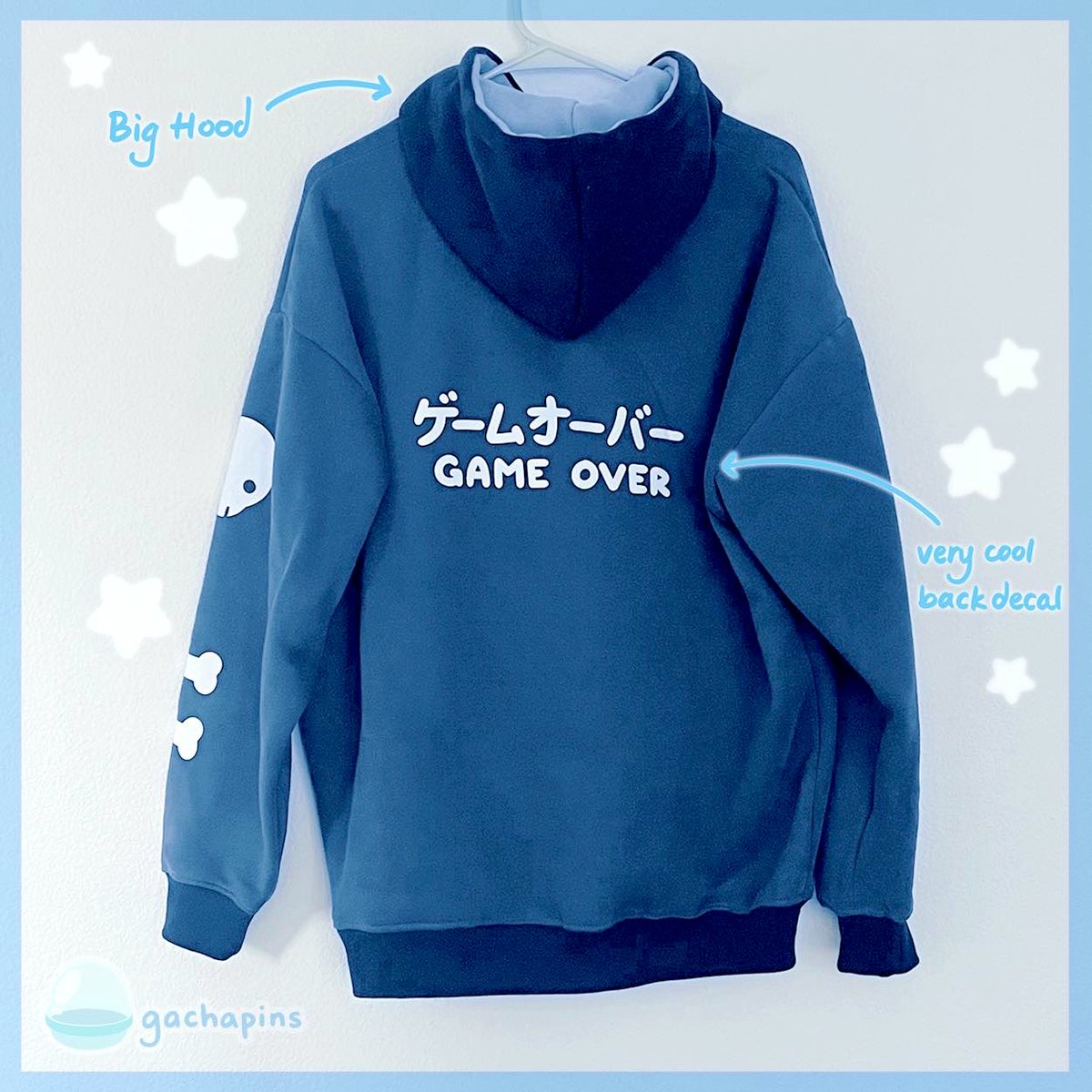 gachaponpins's tweet photo. Dark Arcade Hoodie

👻 very comfy
👻 glows in the dark
👻 cute and cool
👻 spooky all year https://t.co/QxUJSuHiGy