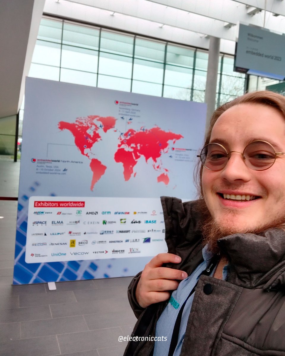 electronicats's tweet image. Visitamos el #EW23 en Alemania con nuestro CTO
@wero1414 como embajador⚡️
El evento más grande del mundo en embebidos, presentó bajo el lema de "Sostenible" lo más nuevo en tecnologías, con un ambiente único 🤩
#EmbeddedWorld #EmbeddedWorld2023
@embedded_world
