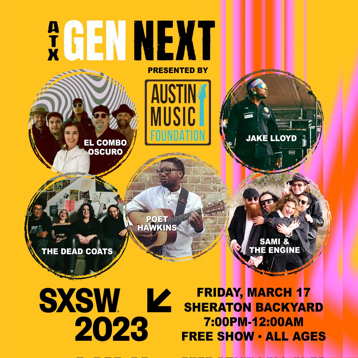 Looking forward to this <a href="/austinmusic/">Austin Music Foundation</a> Foundation tomorrow, Friday 3/17 7pm with <a href="/ElComboOscuro/">El Combo Oscuro</a> <a href="/thedeadcoats/">The Dead Coats</a> Poet Hawkins, <a href="/jakelloydii/">Jake Lloyd</a> and more! Free and all-ages!!!