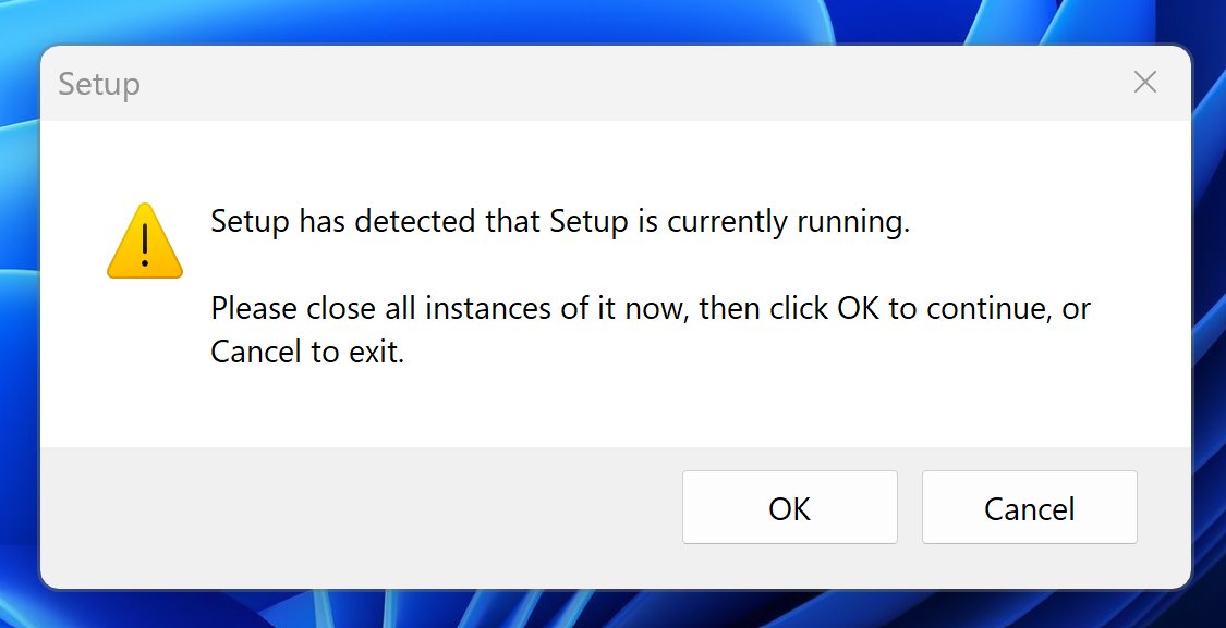 I love it when Windows reboots and then generates dialog boxes like this 😀